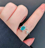 Ring - Turtley Summer (SilverTone)