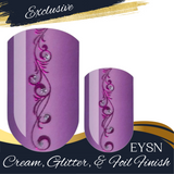 Bejeweled Orchid Nail Wraps