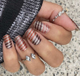 Rustic Sparkle Nail Wraps