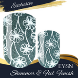 Emerald Petals Nail Wraps