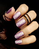 Grapevine Pop Plaid Nail Wraps