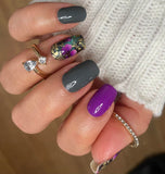 Midnight Meadow Nail Wraps