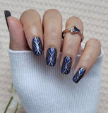 Midnight Radiance Nail Wraps
