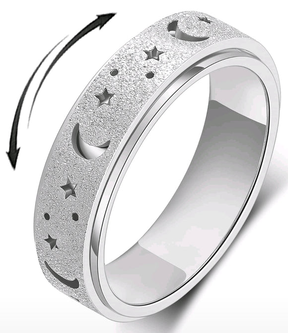 Ring - Calming Skies - Silvertone