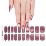 Rosy Chrome Deluxe Semi-Cured Gel Nail Strips