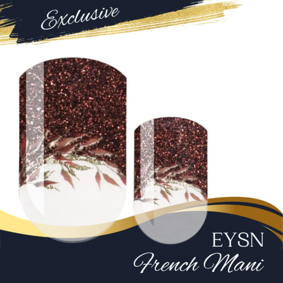 Bronze Fields French Nail Wraps