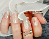 Graceful Pop Overlay Nail Wraps