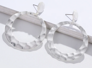 Vogue Earrings (SilverTone)