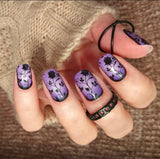 Amethyst Garden Nail Wraps