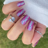 Lolli Pop Plaid Nail Wraps