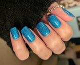 Electric Blue Nail Wraps
