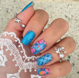 Egg Hunt Plaid Nail Wraps