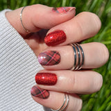 Blissful Plaid Nail Wraps