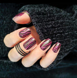 Midnight Tigress Nail Wraps