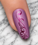 Bejeweled Orchid Nail Wraps