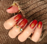 Canyon Snowflakes Nail Wraps