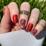 Blissful Plaid Nail Wraps