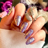 Platinum Reflections Nail Wraps