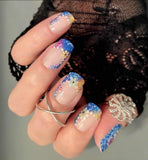 Twilight Garden French Nail Wraps