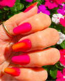 Electric Sunset Nail Wraps