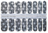 Emerald Petals Nail Wraps
