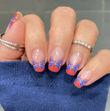 Star Spangled French Nail Wraps