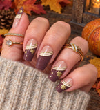 Harvest Maple French Nail Wraps