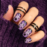 Amethyst Garden Nail Wraps