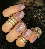 Vintage Vine Nail Wraps