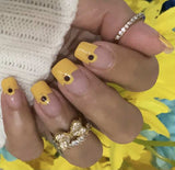 Sunflower French Nail Wraps