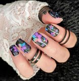 Cosmic Garden Nail Wraps