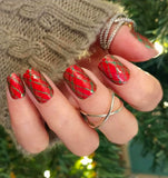 Holiday Pop Plaid Nail Wraps