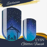 Away In A Manger Nail Wraps