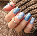 Peaceful Plaid Nail Wraps