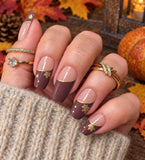Harvest Maple French Nail Wraps