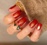 Canyon Snowflakes Nail Wraps