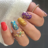 Golden Jewels Nail Wraps