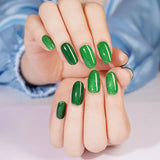 Emerald Wanderlust Deluxe Semi-Cured Gel Nail Strips