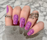 Bejeweled Orchid Nail Wraps