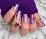 Violet Velvet Nail Wraps