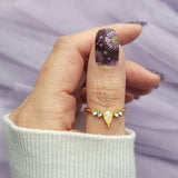 Starlight Petals Nail Wraps