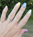 Rainbow Shimmer Gel Nail Wraps (SG115)