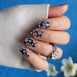 Starlight Floral Nail Wraps