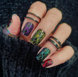 Laser Show Nail Wraps