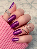 Electric Orchid Obsession Nail Wraps