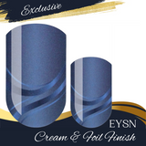 Indigo Waves Nail Wraps