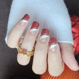 Crimson Kringle Nail Wraps
