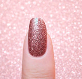 Rose Gold Glitter Nail Wraps