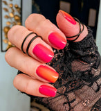 Electric Sunset Nail Wraps