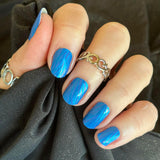 Sapphire Tigress Nail Wraps